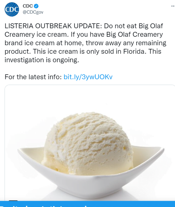 Florida Based Big Olaf Ice Cream Brand Ice Cream Tied To Deadly Outbreak Of Listeria Infections 3100